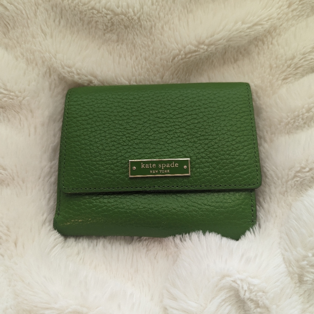 Green Leather Kate Spade Wallet